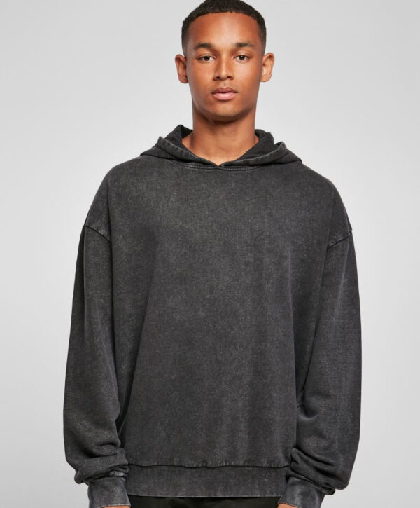 Advanc3D | BY 191 Herren Oversize Acid Wash Hoodie – French Terry
