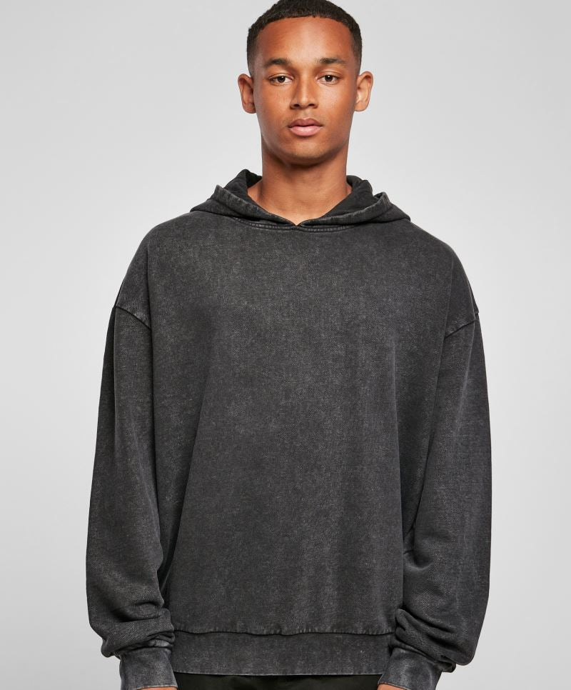 Advanc3D | BY 191 Herren Oversize Acid Wash Hoodie – French Terry