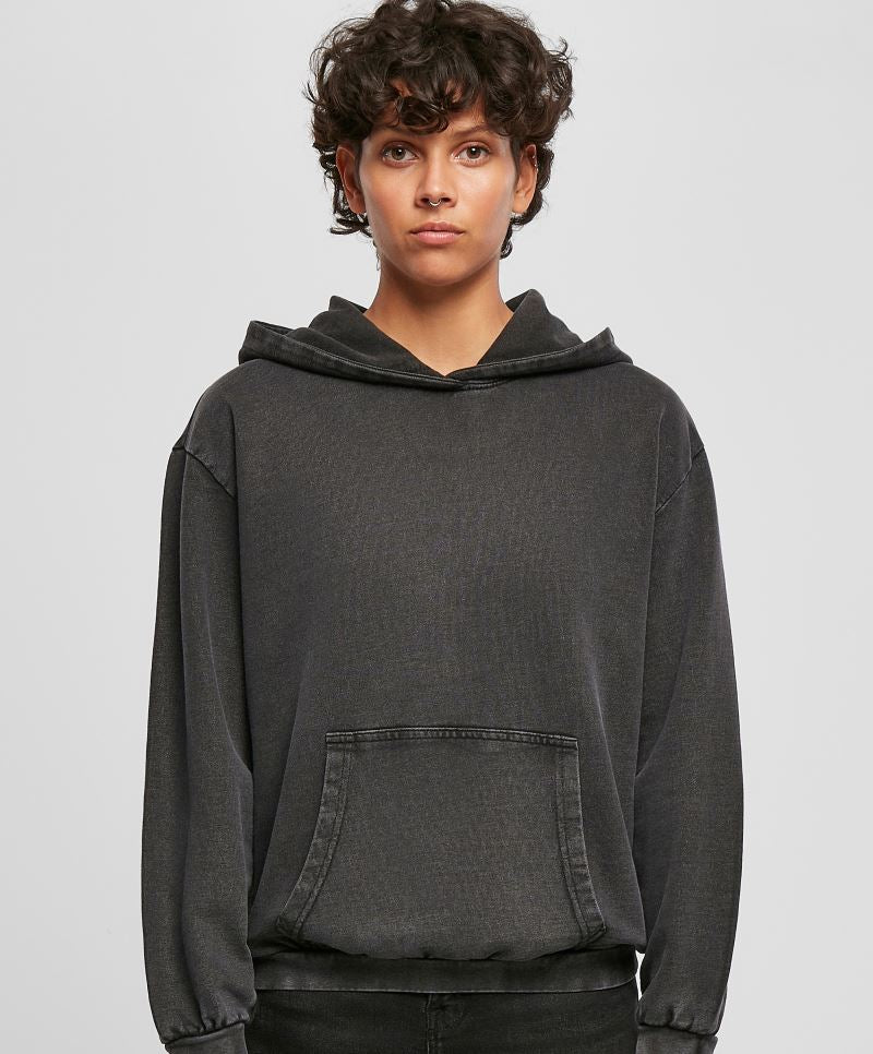 Advanc3D | BY 194 Damen Acid Wash Oversize Hoodie – French Terry
